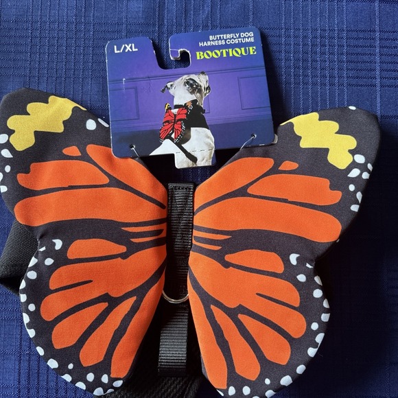 Halloween Butterfly Glow Harness Costume for Dogs, Large-X-Large‎ Bootique NWT - Picture 2 of 6
